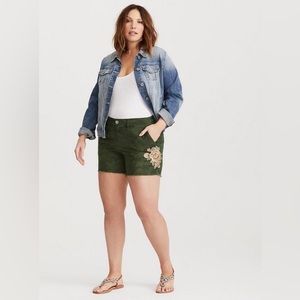 Torrid Camo and Floral Shorts